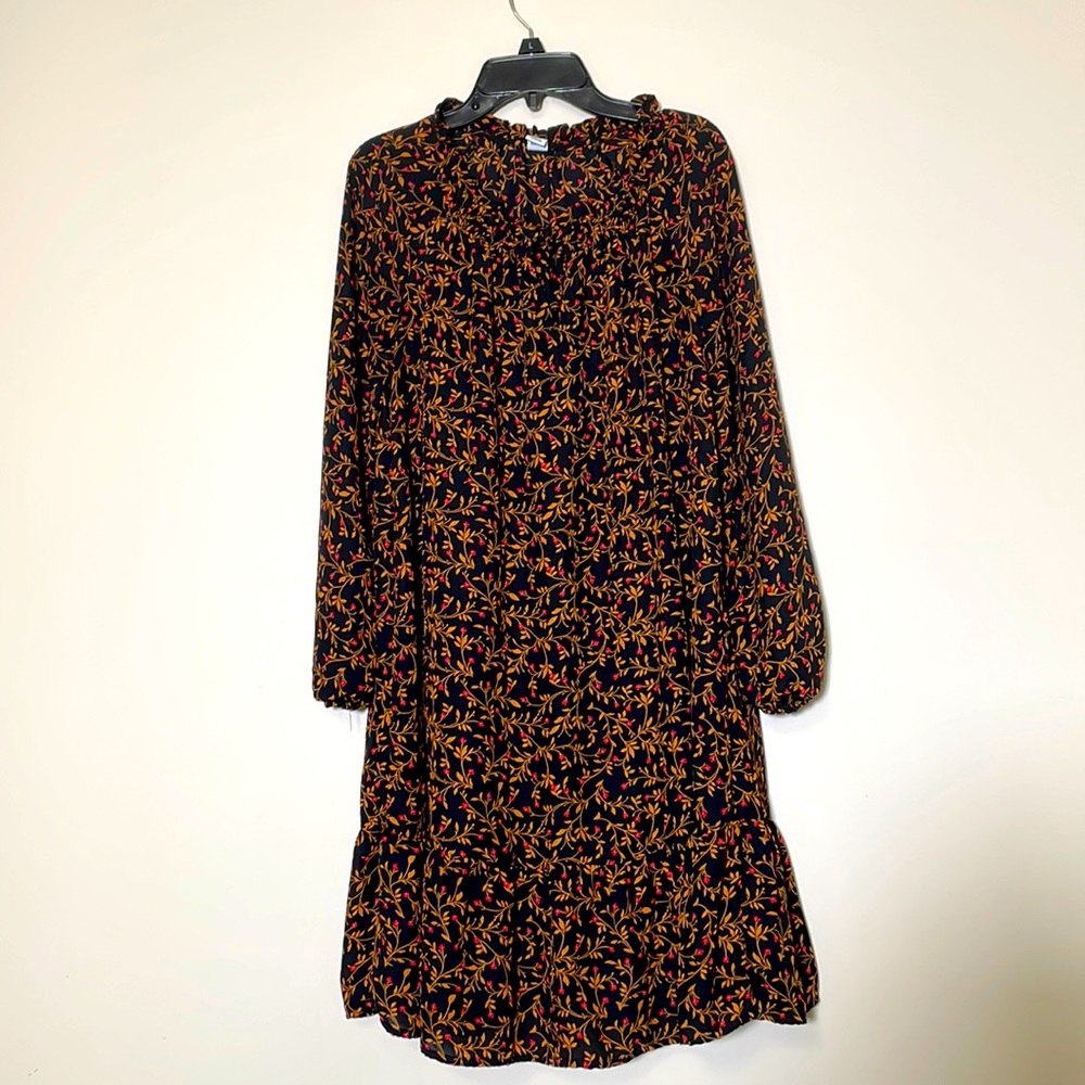 Small Polyester Dark Fall Dress.